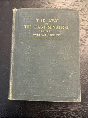 The Lay of the Last Minstrel by Sir Walter Scott- Illustrated 1891 Hardcover